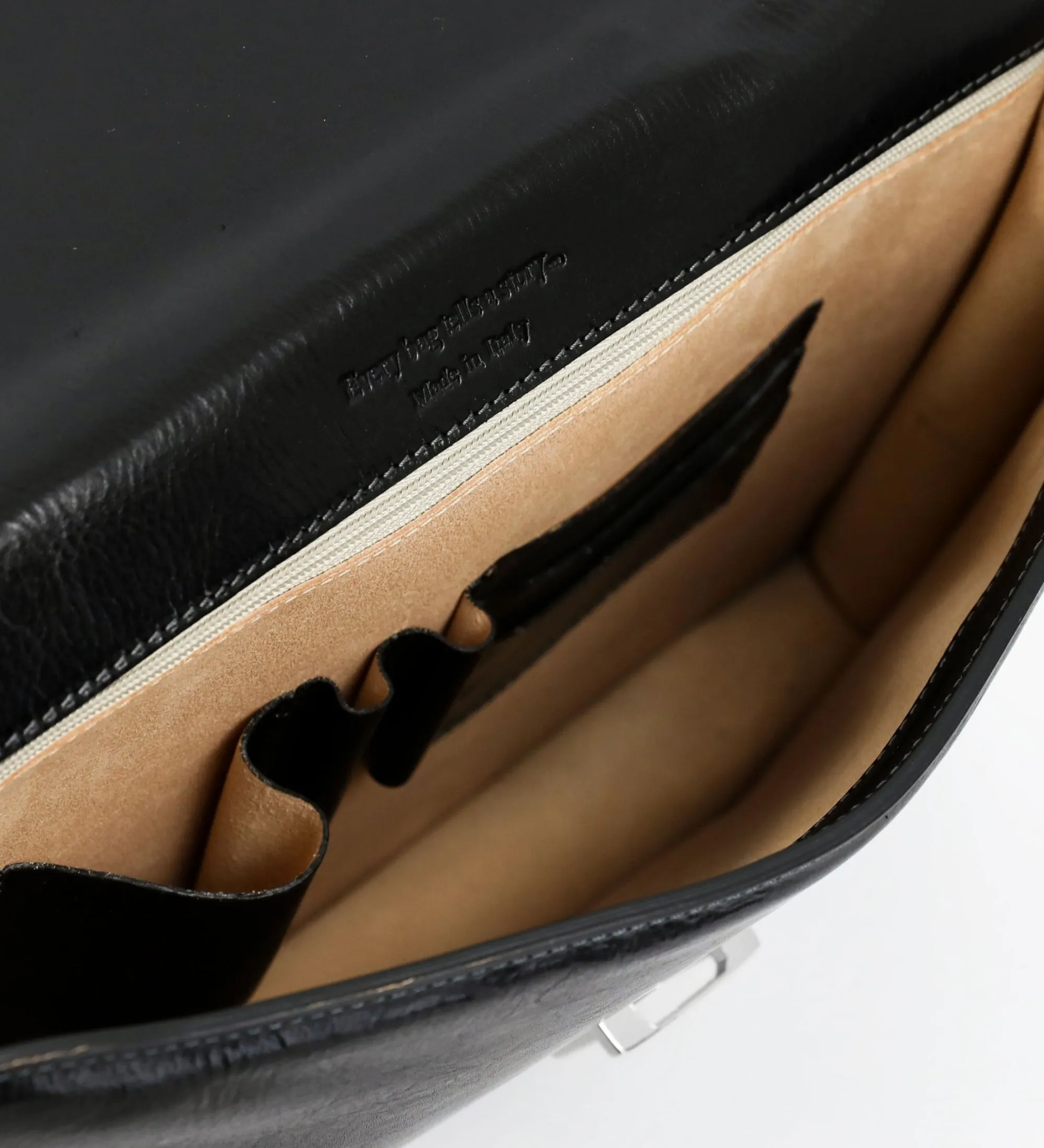 Womens Leather Briefcase - The Sound of the Mountain