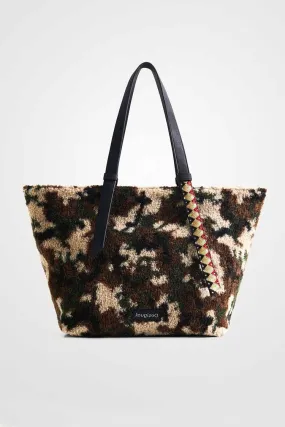 Wool Shopping Bag in Army | FINAL SALE