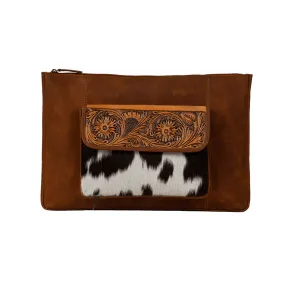 Wynona Hand-Tooled Combo Laptop Sleeve